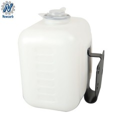 Universal Black Overflow Coolant Bottle For Kubota W/ Bracket Coolant Reservoir