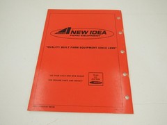 New Idea 709 Hydro Uni-Power Unit Operator’s Manual