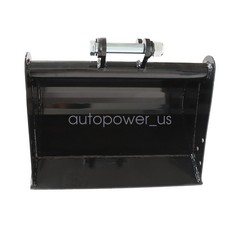 Excavator Plain Bucket Grading Flat Attachment 500mm Fit For Mini Excavators