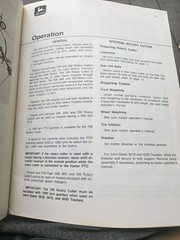 John Deere 1979 Operators Manual 509 609 709 Rotary Cutters OM-W21329 Issue F4