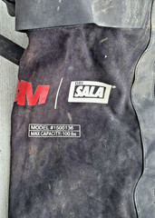 3M Dbi-Sala 1500136 Bucket, Black, Yellow, Canvas