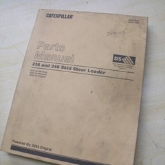 CAT Caterpillar 236 246 Skid Steer Loader Parts Manual Catalog Book list spare
