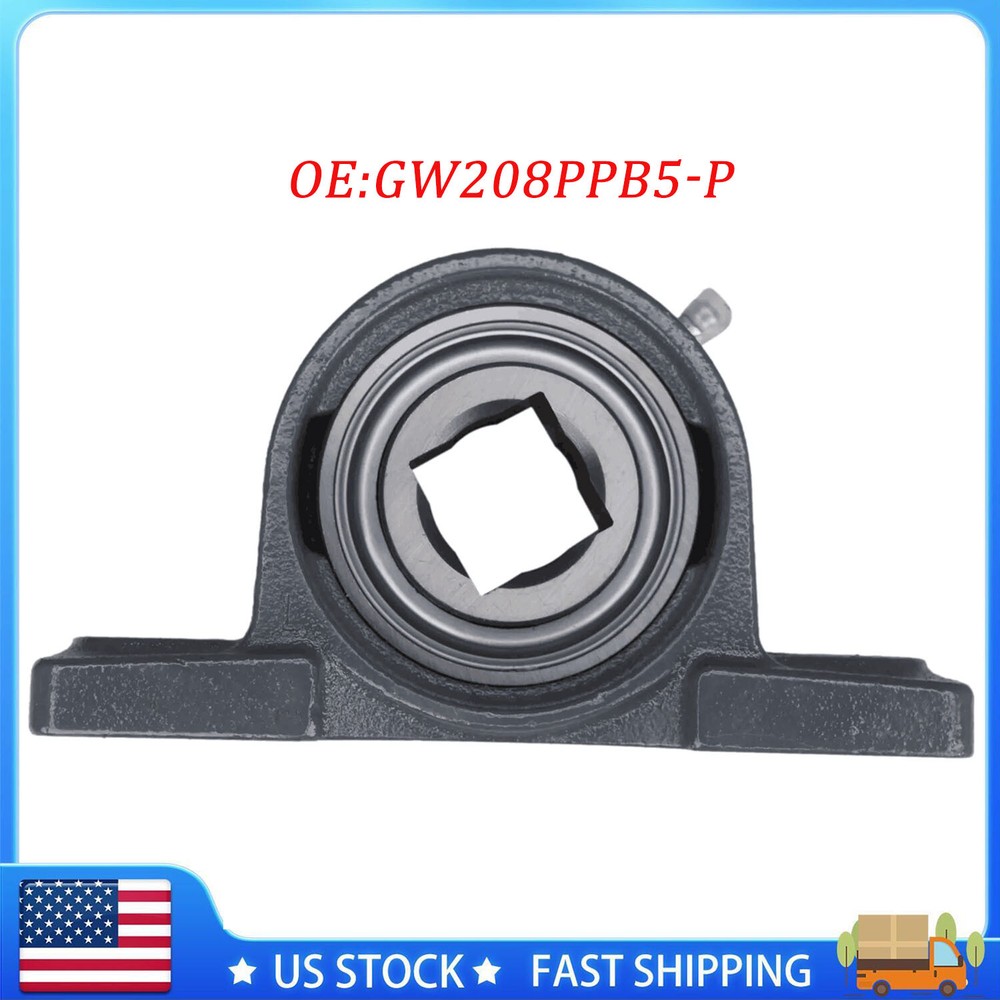 1-1/8″ Square Disc Harrow Pillow Block Bearing GW208PPB5-P Tufline TPBT60 A+++