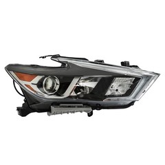Maxima 2016-2018 Headlight Assembly Black Projector Right Side RH
