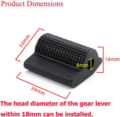 Motorcycle Shifter Cover Peg Rubber Sleeve – Anti-Slip Gear Lever Protector