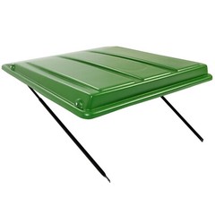 Green Top Canopy with Bracket For John Deere Compact Utility Tractors ROPS
