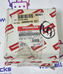 YANMAR WACKER NEUSON 5000085739 Piston Rings Set 114770-22500 (Lot Of 5 Pcs)