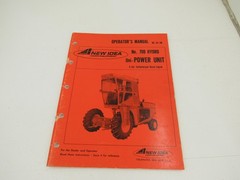 New Idea 709 Hydro Uni-Power Unit Operator’s Manual