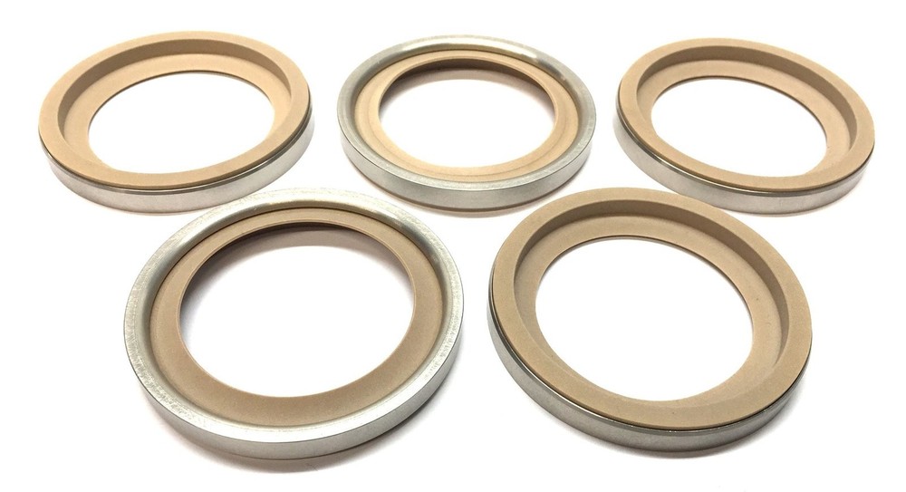 Marel 65mm O.D x 45mm I.D x 8mm Metal and Rubber Seal [Lot of 5] NOS