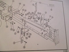 *Krause 4600 Series Row Crop Cultivator Parts & Assembly Manual 1994 s/n 2658-