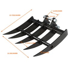 Rake Attachment for Mini Excavator One Ton to 1.5Ton Digger in Stock USA