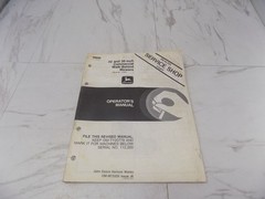 John Deere 32-36 Inch Walk-Behind Mowers Operator Manual OM-M72255 1986