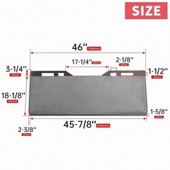 3/8″ Skid Steer Attachment Plate Quick Attach Mount Plate Compatible with Bob…