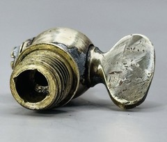Antique Brass Petcock Valve Hit Miss Engine Steam Air Tractor 1/2″ OD Thread
