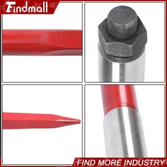 2 Pack 43″ 3000lbs Square Hay Bale Spear Wide Tine Spike Skid For Tractor Red
