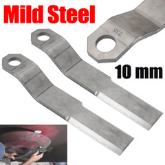 2 x Mild Steel REPLACEMENT For Mower King Skidsteer Brush Hog Cutter Blade 10 mm