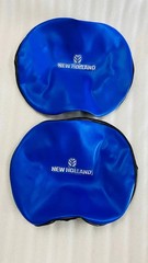 FIT FOR Holland Tractor Black and Blue Color Bottom And Rear Seat Cover
