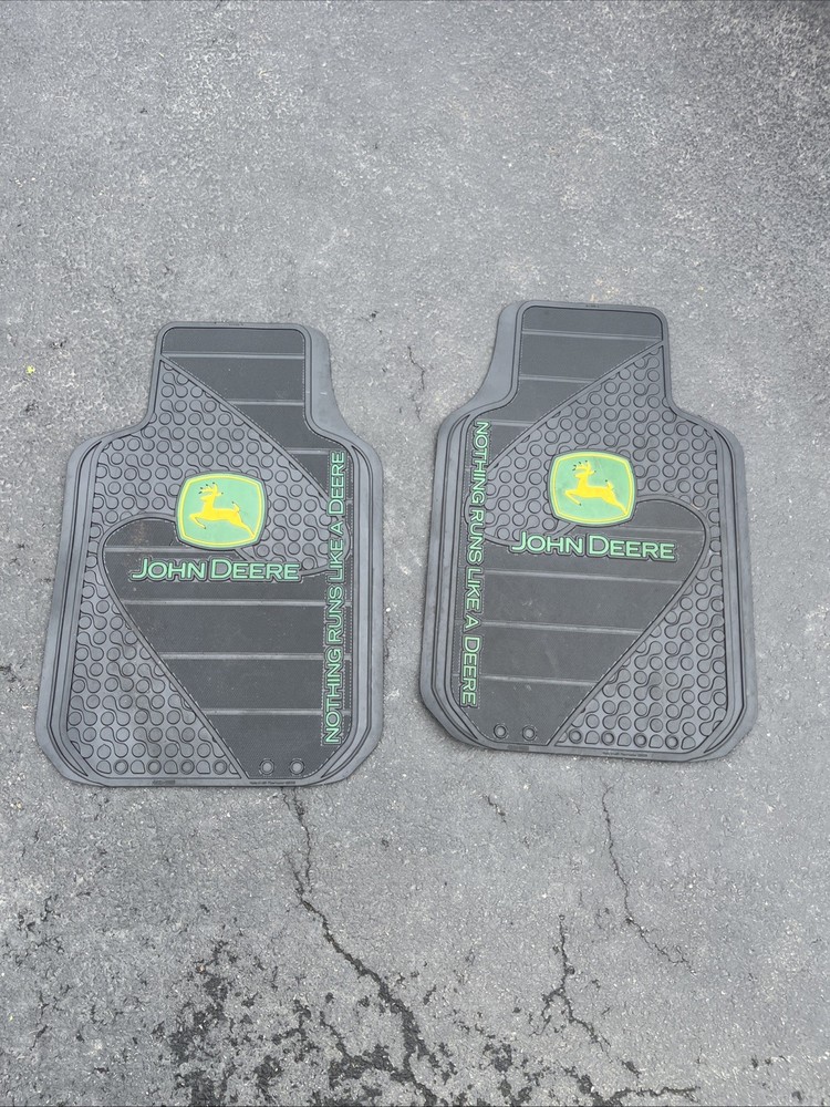 John Deere Floor Mats Plasticolor 2005 Nothing Runs Like A Deere Used