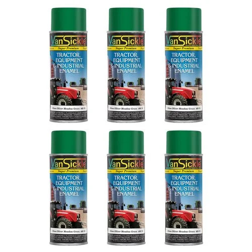 Oliver Meadow Green Tractor Aerosol 6-Pack fits Paint Oliver