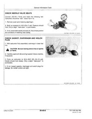 John Deere 2BV, 5E, 2LS, 110G,210G,240G,260G, Trimmer 113 Clipper Service Manual