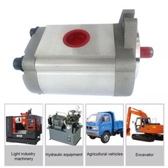 6-30ml/r Single Hydraulic Gear Pump Aluminum Alloy 25MPa for Excavator Dumper
