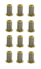 12 of Teejet Brass Check Valve Tip Strainer w/ SS 50 Mesh Screen Opens @ 5 PSI