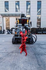 Mini Skid Steer and Farm Tractor Usage Attachment Digging Hydraulic Trencher