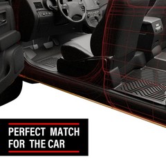 LQI TPE Floor Mats Fit Acura RDX 2019 2020 2021 2022 2023 2024, All Weather