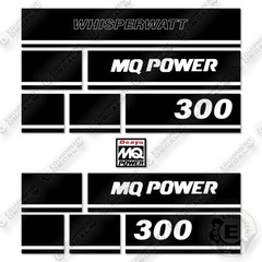 MQ Power 300 Decal Kit Generator- Aftermarket Kit