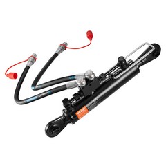 VEVOR Hydraulic Top Link Cat.1-1 (8-1/4 in 18-1/8~26-3/8 in) With 2 x Hoses