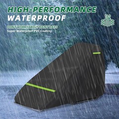 Mini Open Cab Skid Steer Cover 600D Sun Rain Snow UV Protection Full Skid Steer