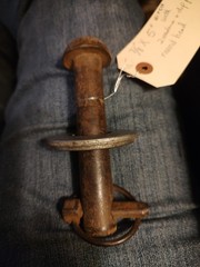 Hitch pin 7/8 by 5 inches with 2 washers and linch pin