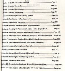 Case 500 Diesel Tractor Service Manual Repair Shop Technical Book Workshop