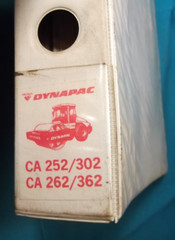 DYNAPAC CA252 CA302 CA262 CA362 COMPACTOR OPERATION PARTS & MAINTENANCE MANUAL