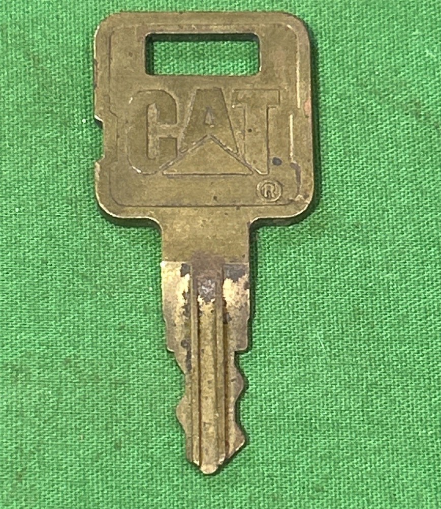 Vintage Brass OEM Caterpillar CAT 5P8500 Key Do Not Duplicate