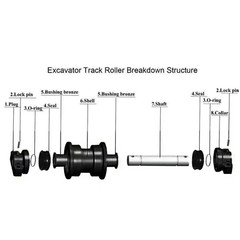 TRACK ROLLER BOTTOM ROLLER Fit JOHN DEERE 27D/HEAVY DUTY EXCAVATOR UNDERCARRIAGE