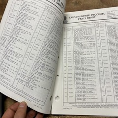 VINTAGE Tecumseh Engine Owners Manual LAUSON POWER PRODUCT PARTS DEPOT CARB PART