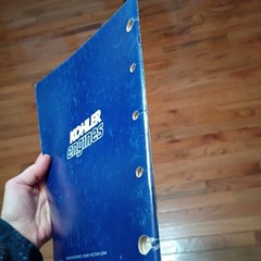 Vintage 1982 Kohler KT17 KT19 KT21 Engine Service Manual TP-2043 Soft Cover Book