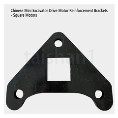 2Pcs Flange bracket For Chinese Mini Excavator Drive Motor Reinforcement Bracket