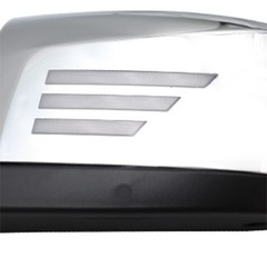 Hood Mirrors Compatible With 2000-2015 Volvo VNL With Turn Signal Light