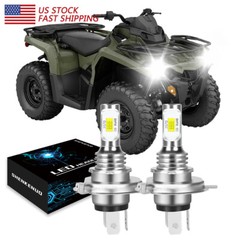 2 Super bright LED headlight bulbs For Can-Am Outlander L MAX 570 2016 710000871