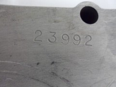 DETROIT DIESEL IN-LINE 71 Series Engine Blower Supercharger End Plate 5122363