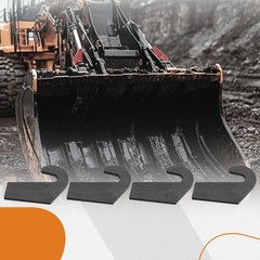 4 Mounting Brackets for Pin Type over the Bucket Loader Pallet Forks Weld On new