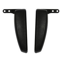 Black Forklift Seat Heavy Duty Vehicle Seat Adjustable 35-180°Tractor Seat