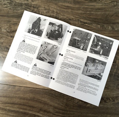 New Holland General LB-620 Loader Backhoe Operators Manual Owners Maintenance