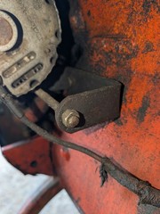 Allis Chalmers B C RC Tractor 12V Alternator And Brackets Complete
