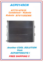AC CONDENSER FOR KUBOTA RTV-RTV1100CWX UTV K7731-87610