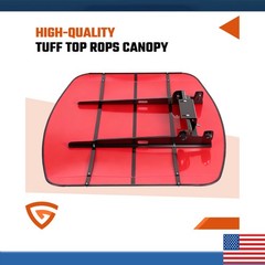 Sun Shield Tuff Top Tractor Canopy 2″ x 2″ For 2″ x 2″ or 2″ x 3″ ROPS Red NEW