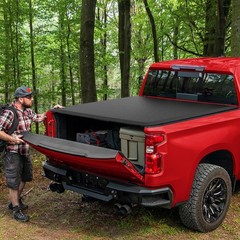 Soft Tri-Fold Tonneau 05-26 Frontier 09-12 Suzuki Equator 5ft 59.5in Track Sys