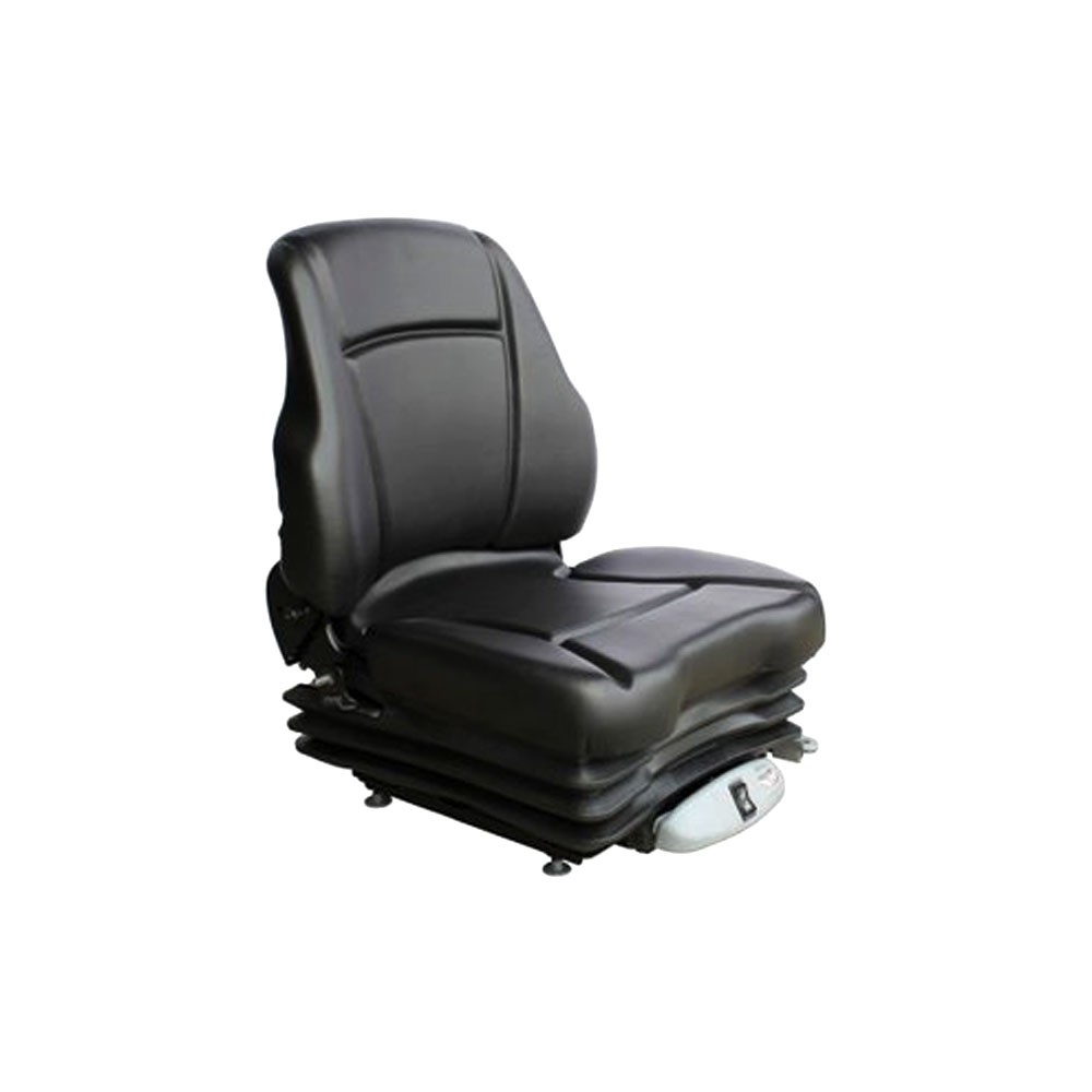 Low Back Seat, Black Vinyl w/ Air Suspension Fits Dixie Chopper